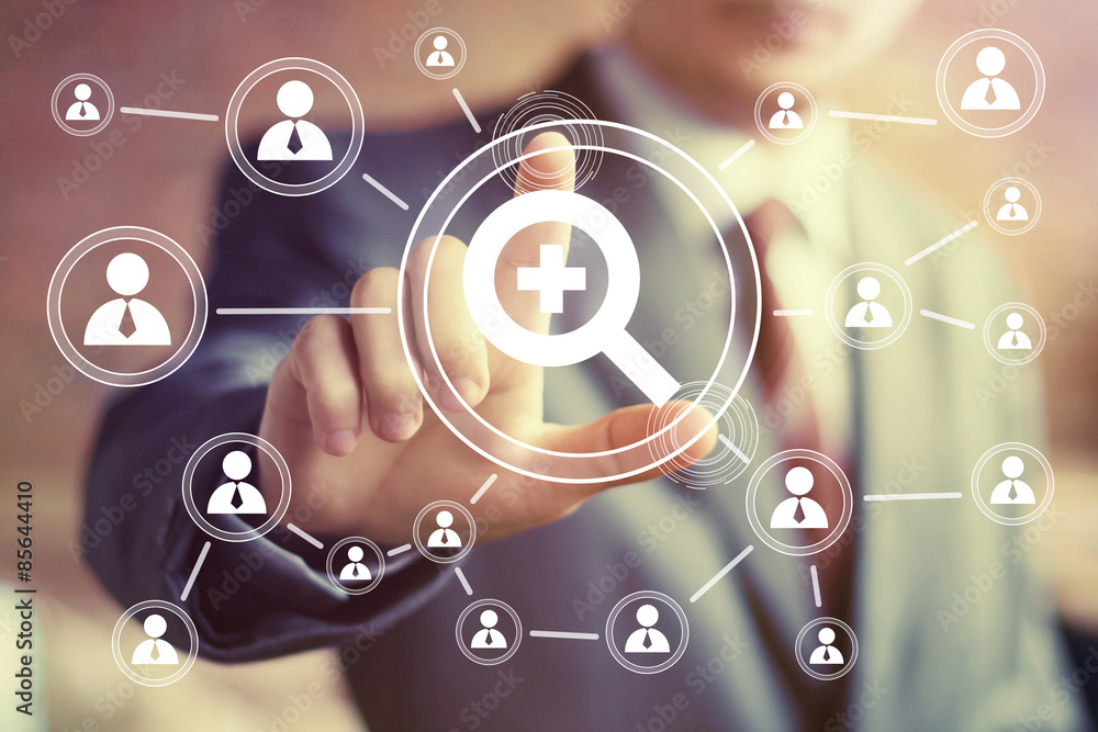 Search magnifier zoom business online communication icon Search magnifier zoom business online communication icon
