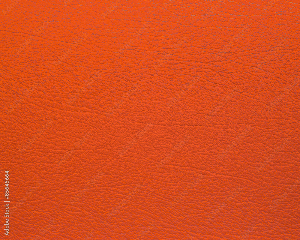Fototapeta premium Orange color leather background