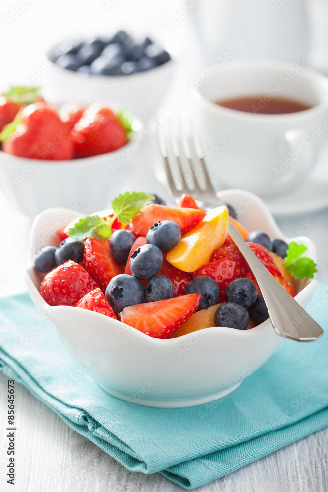 fruit salad with strawberry blueberry apricot fruit salad with strawberry blueberry apricot