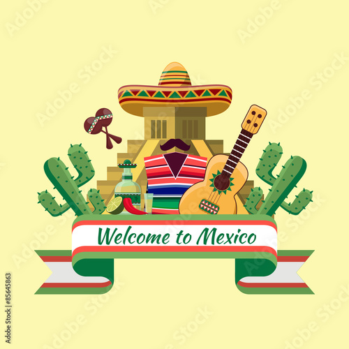 Welcome to mexico poster