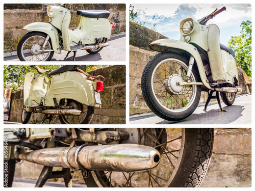 Collage Schwalbe DDR Moped 01 photo