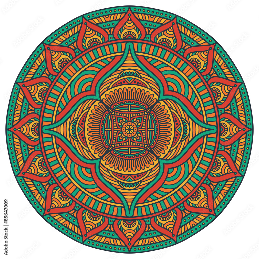 Naklejka premium Mandala