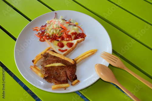 Cuadro en lienzo Happy food