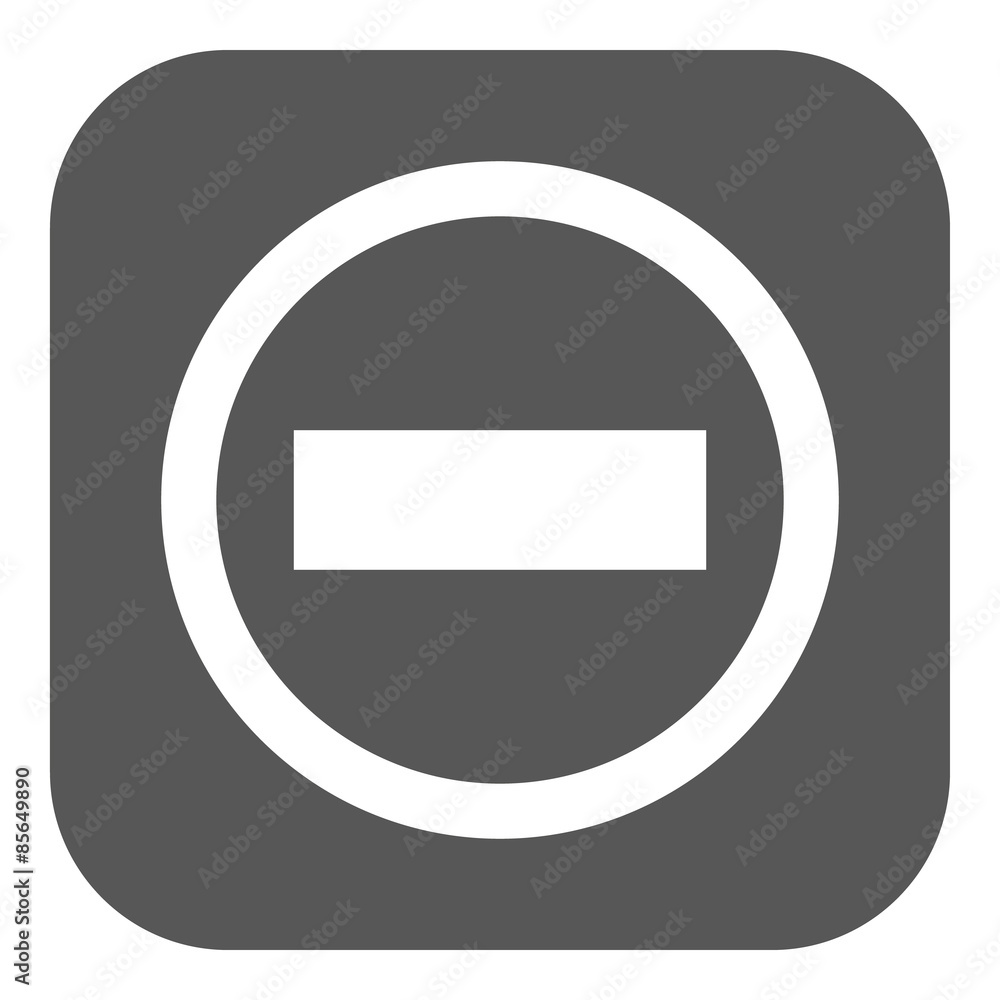 The stop icon. Danger and warning symbol. Flat The stop icon. Danger and warning symbol. Flat