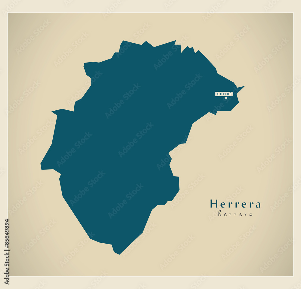Modern Map - Herrera PA