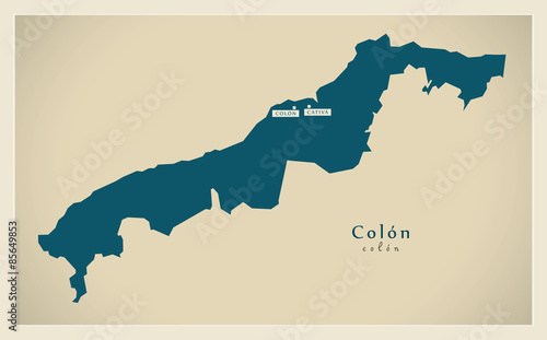 Modern Map - Colon PA