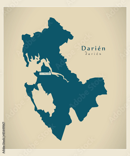 Modern Map - Darien PA