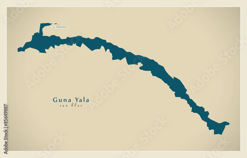 Modern Map - Guna Yala PA