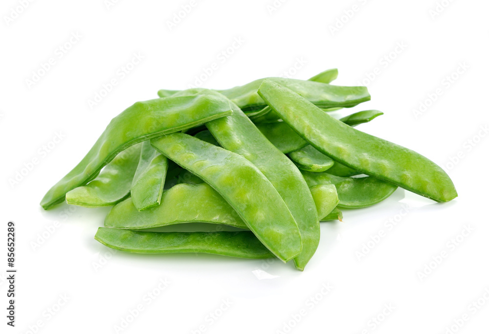 Fresh peas isolated on white background Fresh peas isolated on white background