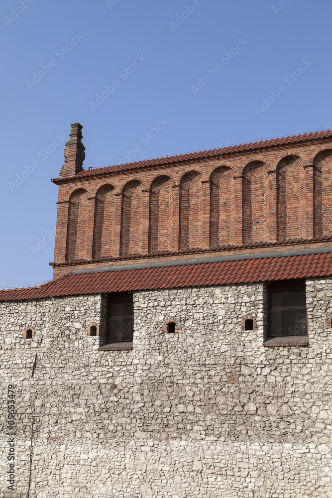 Fototapeta premium old synagogue in jewish district of krakow - kazimierz , poland