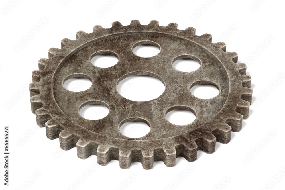 3d render of gear wheel
