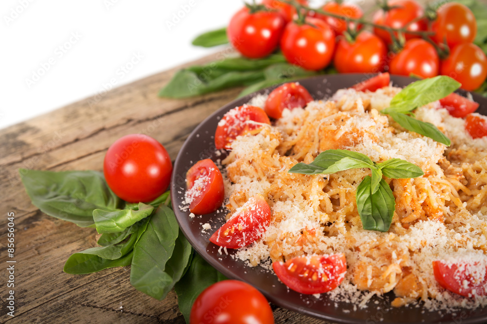 Pasta with chicken Pasta with chicken