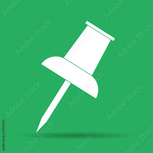 Vector push pin icon
