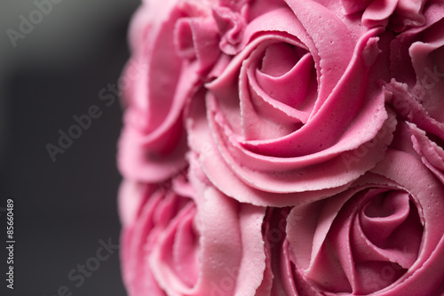 Tapety artystyczne Pink rosette cake