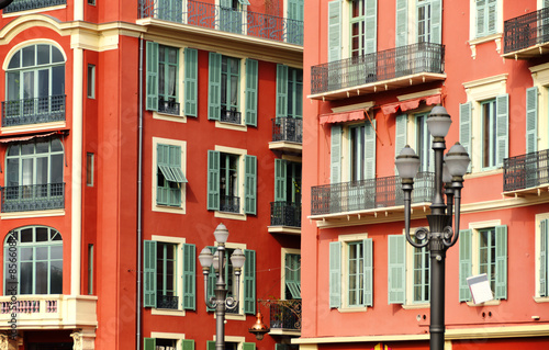 Old town architecture of Nice on French Riviera © monticellllo