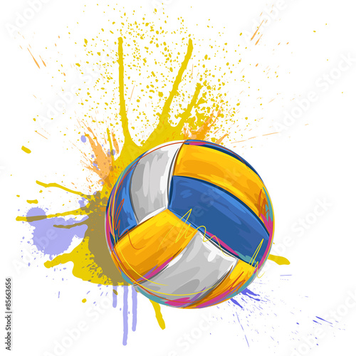 volleyball
All elements are in separate layers and grouped.