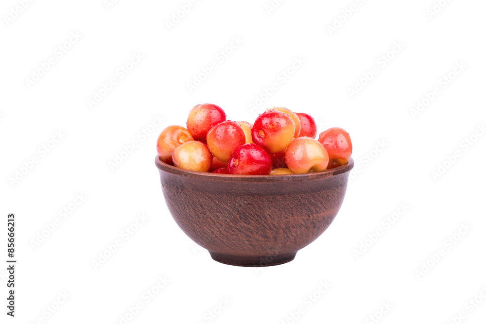 Cherries in a bowl Cherries in a bowl