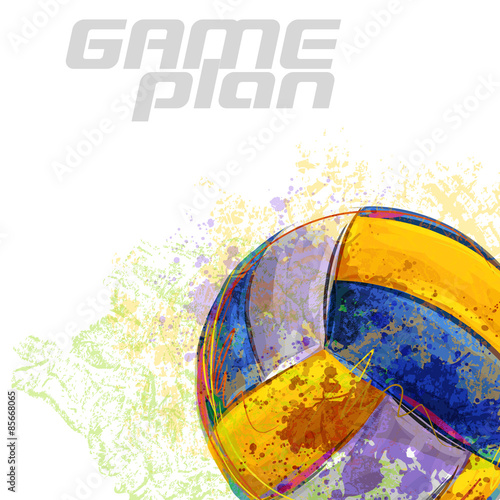 Volleyball
All elements are in separate layers and grouped.
