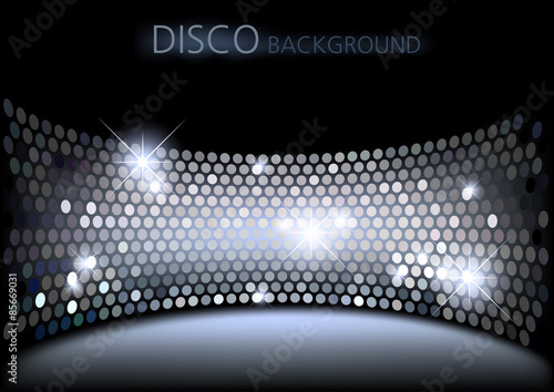 Disco Background - Abstract Illustration, Vector