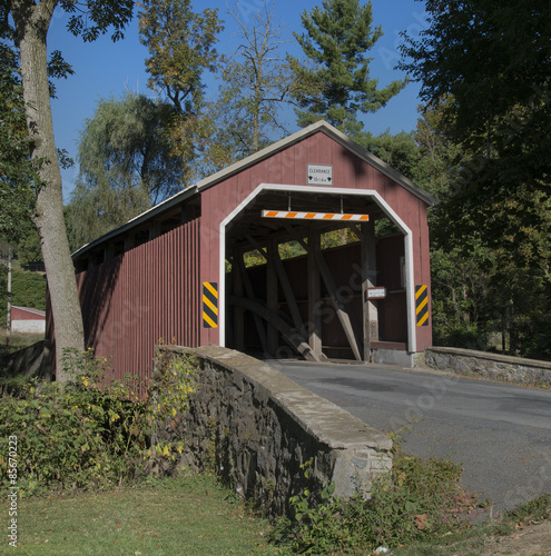 Zook's Mill Covered Bridge in Lancaster County, Pennsylvania photo