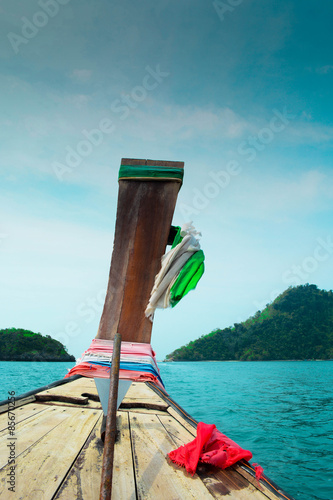 long tail boat for tourism in south of Thailand