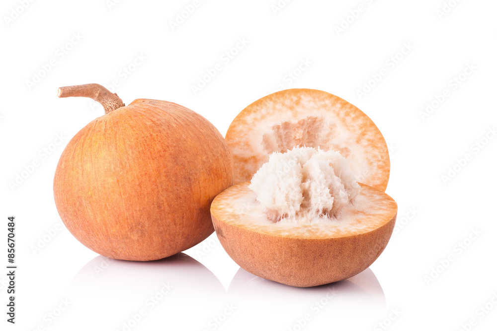 Santol fruit isolated on white background Santol fruit isolated on white background