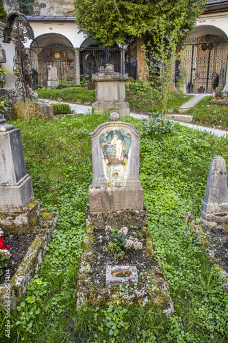 Petersfriedhof Cemetery and catacombs at St Peters Abbey catholi photo