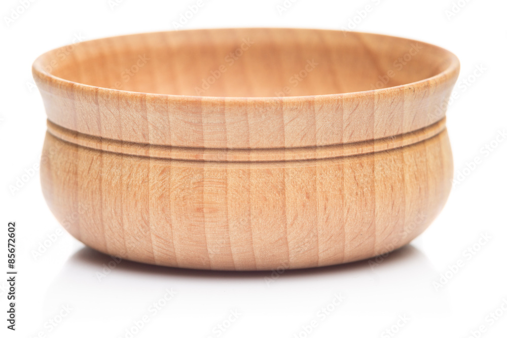 Small wooden plate isolated on white background Small wooden plate isolated on white background