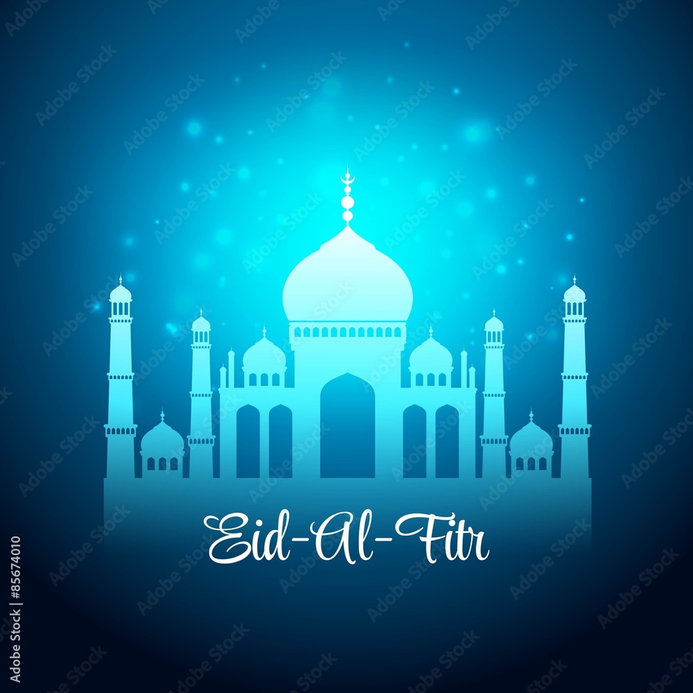 Eid Al Fitr. Eid Mubarak. Vector background