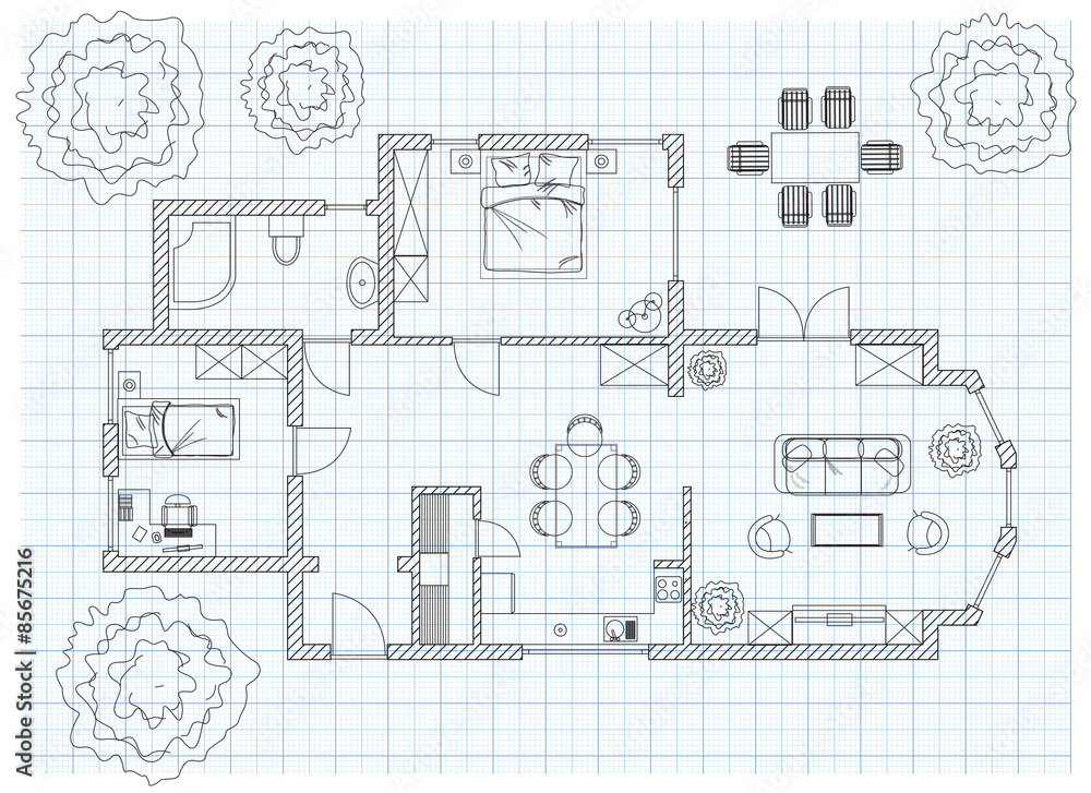 Floor plan hires stock photography and images  Alamy