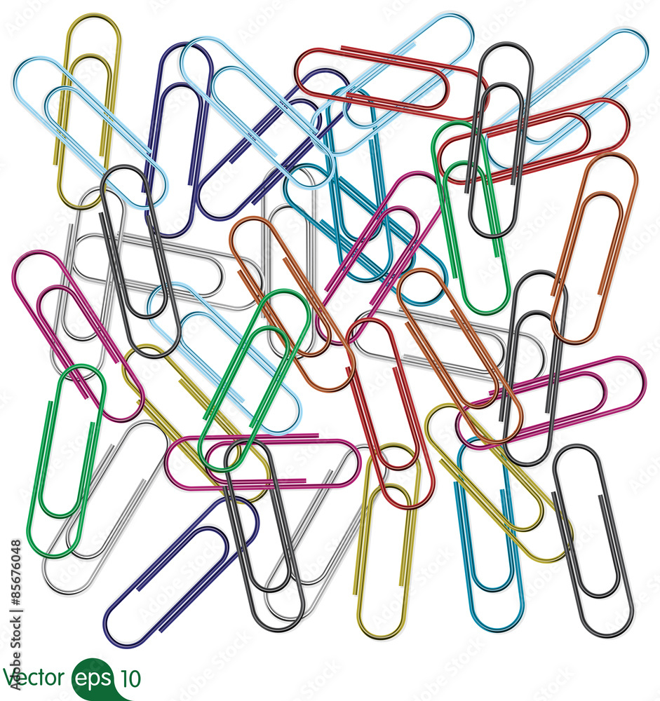 Colorful paperclips Colorful paperclips