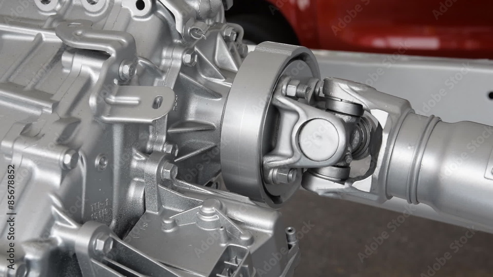 Car engine closeup, Part of car engine