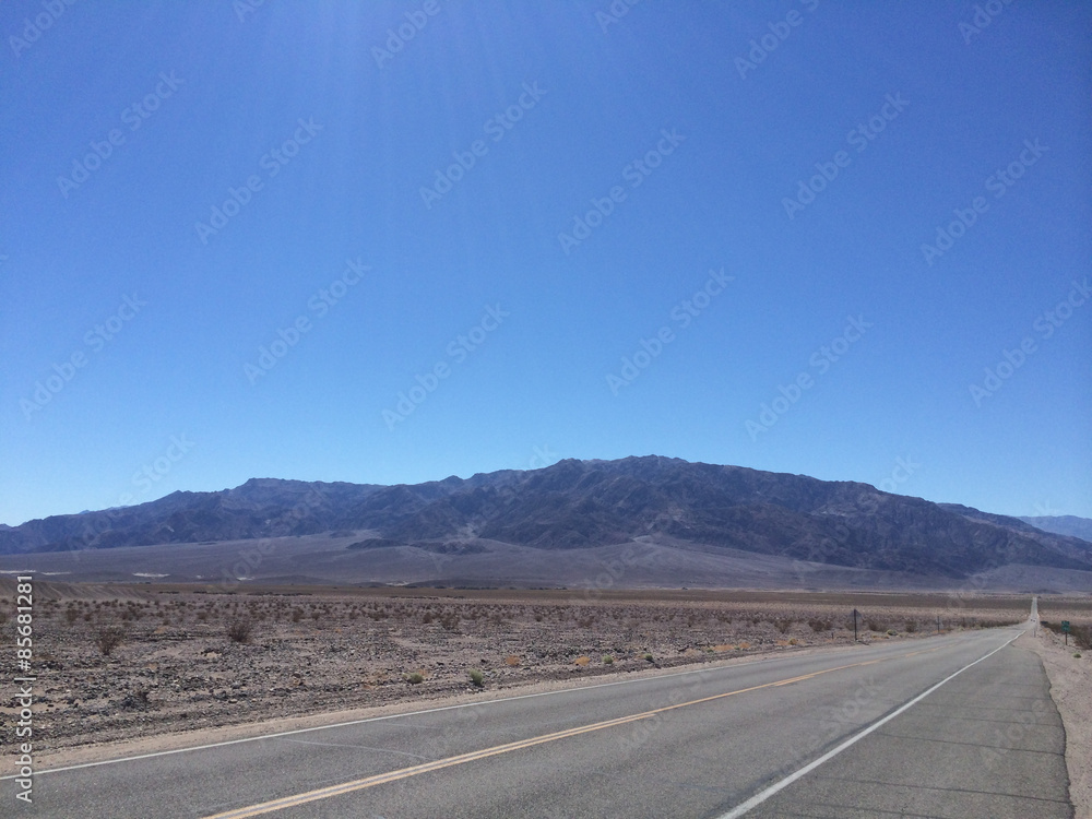 Highway in Death Valley