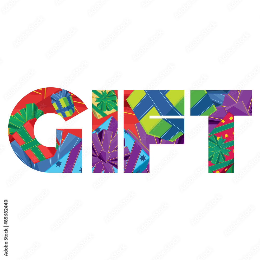 Gift sign Gift sign