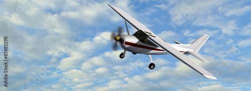 Tableau sur toile most popular light aircraft in fly