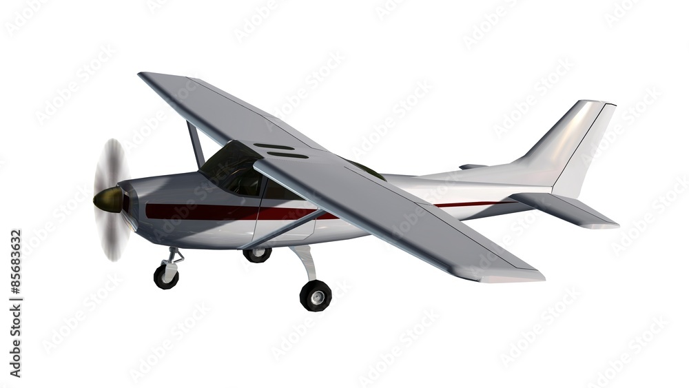 most popular light aircraft isolated on white background most popular light aircraft isolated on white background