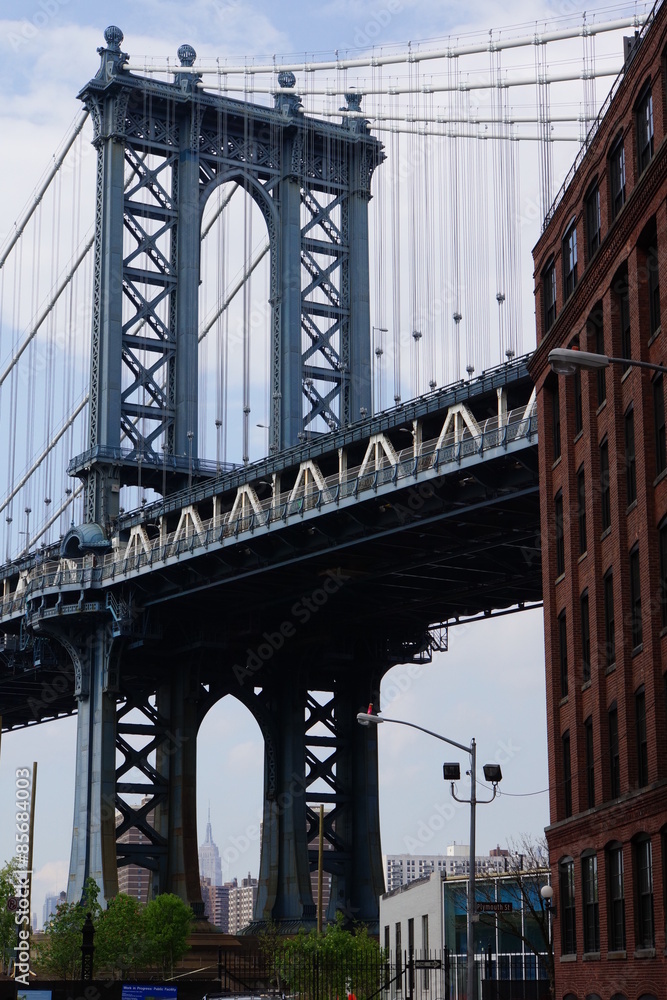 Blick auf die Manhattan Bridge