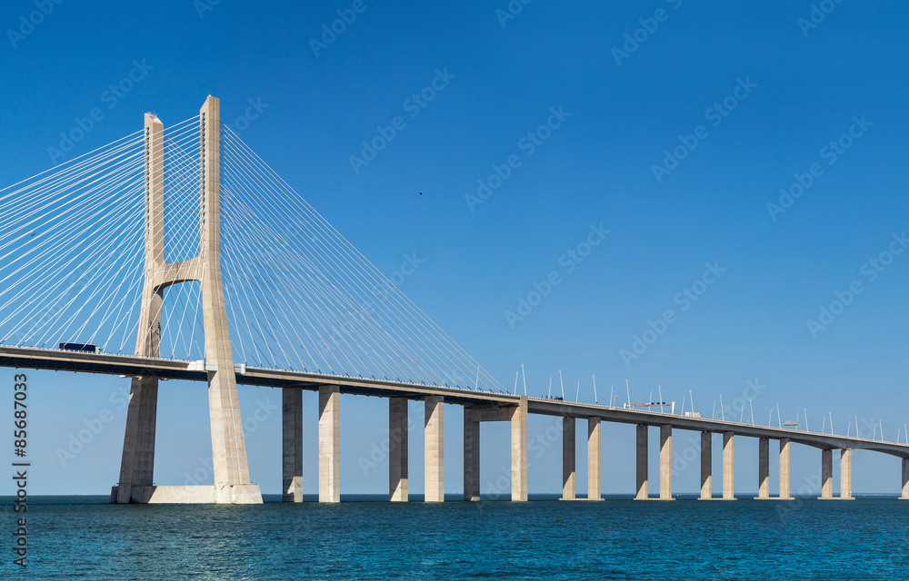 Vasco da Gama Bridge in Lisbon Vasco da Gama Bridge in Lisbon