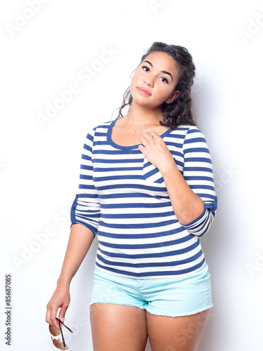 Young Cute Female With Fun Summer Look © EmeraldRaindrops