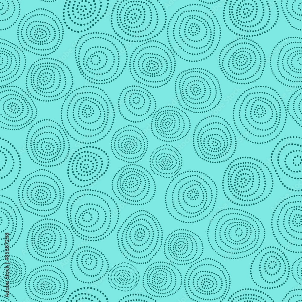 Seamless hand drawn pattern. Circles with dots vector illustration. Seamless hand drawn pattern. Circles with dots vector illustration.