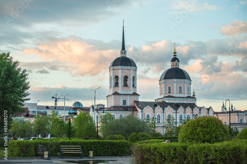 Image of Christian Church in Tomsk. Russia