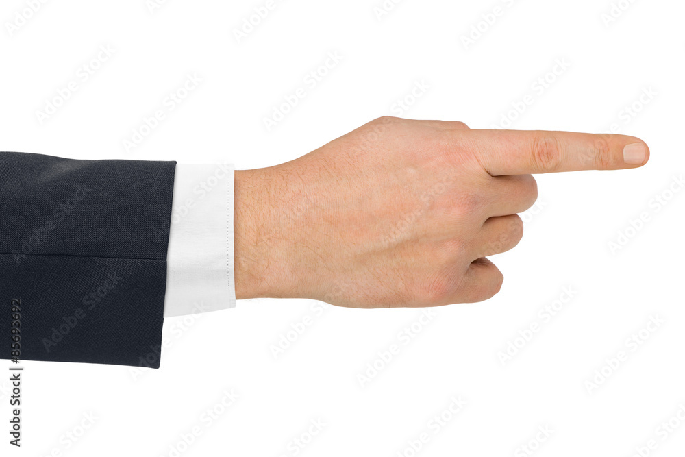 Pointing hand Pointing hand