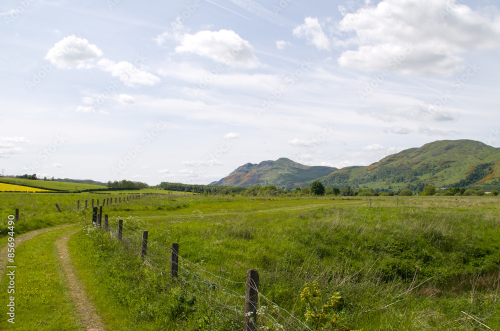 Fototapeta premium scottish hills