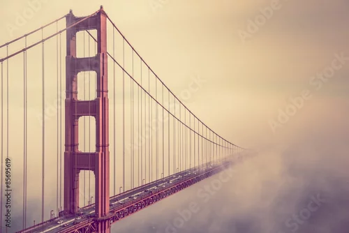 Obraz most Golden Gate we mgle