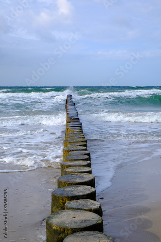 Strand im Ostseebad Wustrow  Mecklenburg-Vorpommern  Deutschland