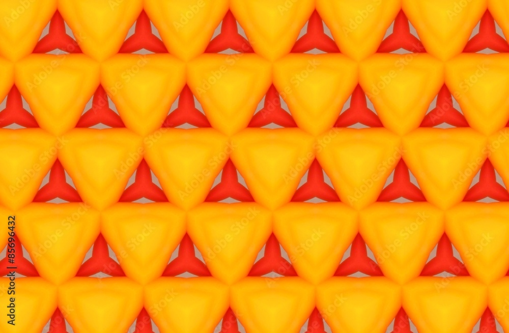 Fototapeta premium Красное с жёлтым