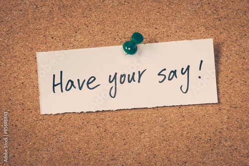 Fotografi Have your say