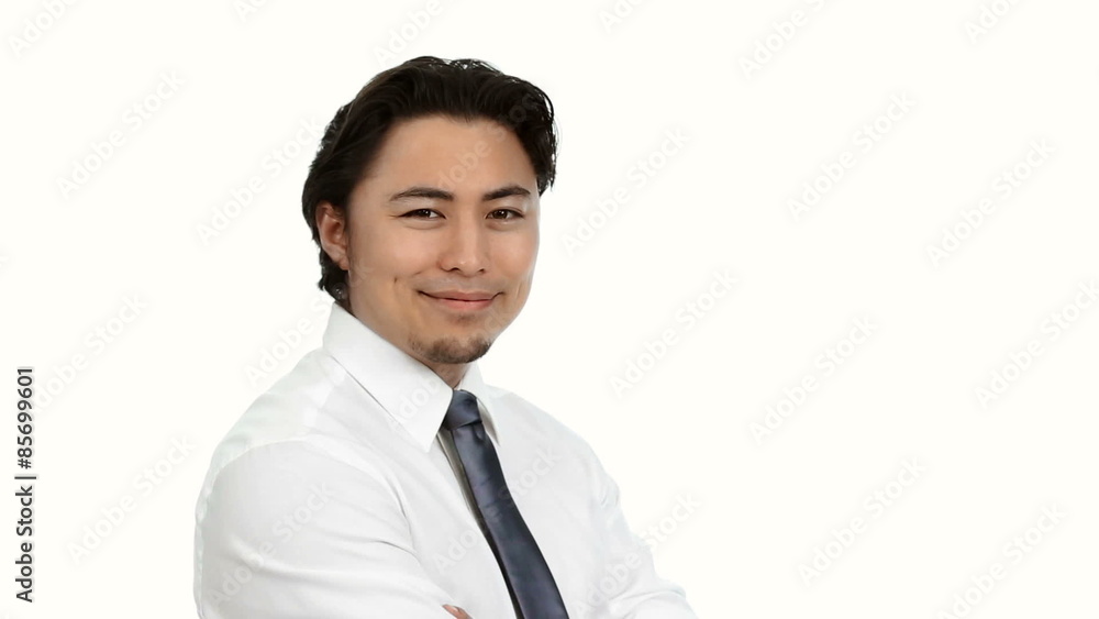 Closeup of a successful businessman in a shirt and tie Closeup of a successful businessman in a shirt and tie