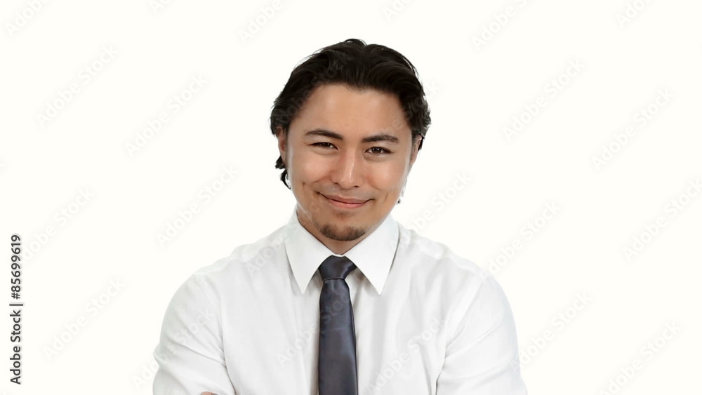 Closeup of a successful businessman in a shirt and tie Closeup of a successful businessman in a shirt and tie