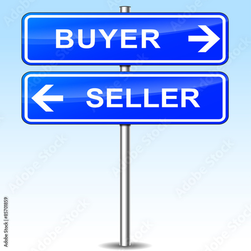 buyer and seller sign